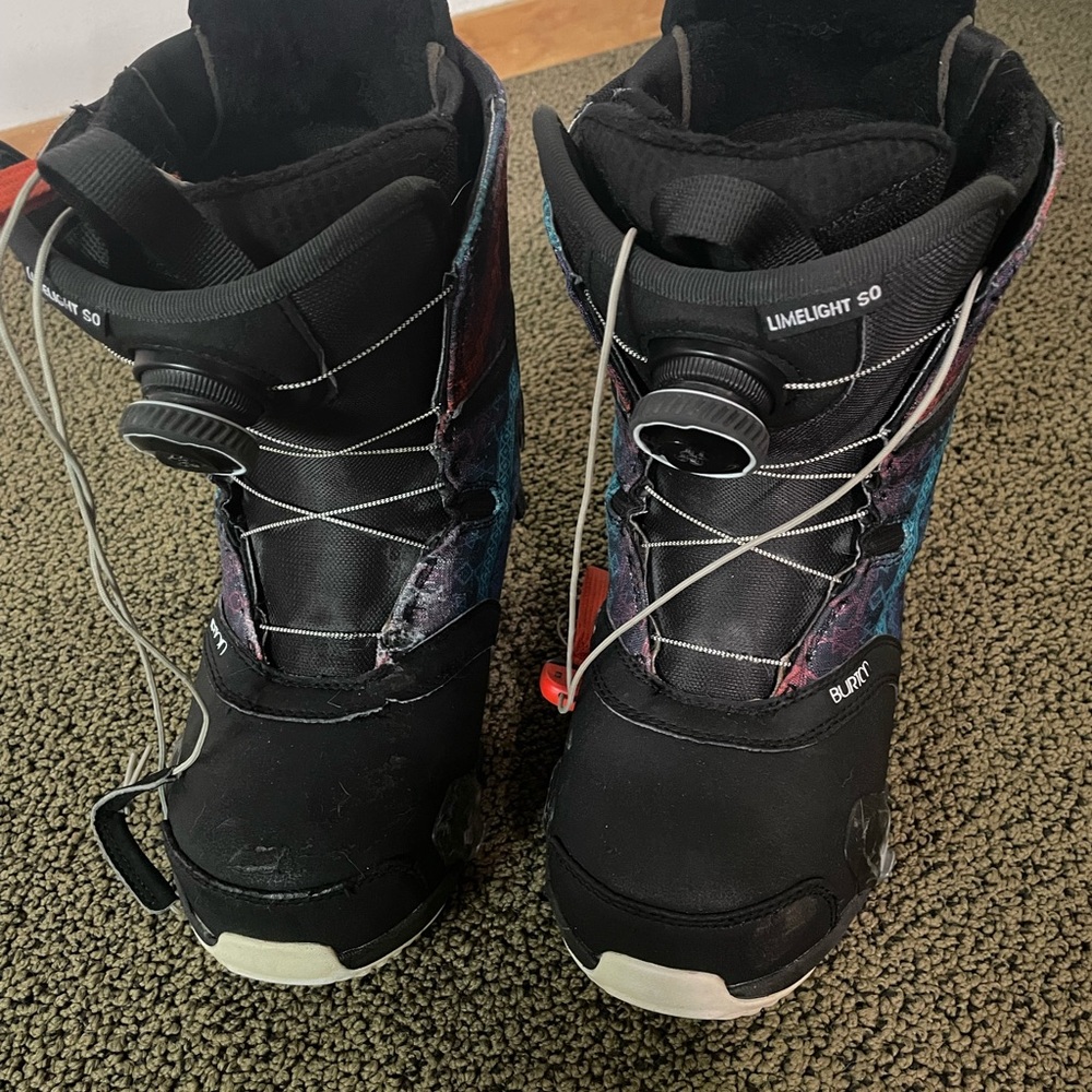 Women's Burton limelight step on snowboarding boots